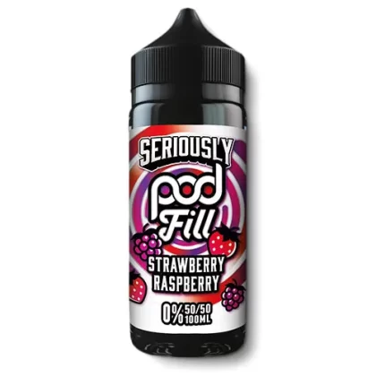 Strawberry Raspberry Shortfill by Seriously Pod Fill - 0 mg/ml (960BA7)