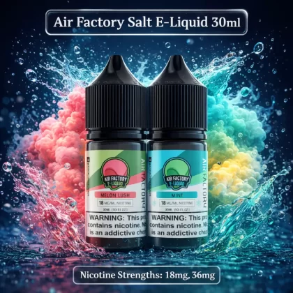 Air Factory Salt E-Liquid 30ml - Blue Razz Ice / 18mg - Vapeciga