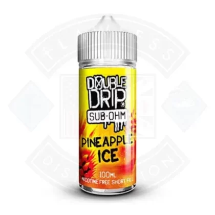 Double Drip Pineapple Ice 0mg 100ml Shortfill