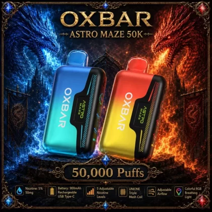 OXBAR Astro Maze 50K - Gold Tobacco (BLK Series)