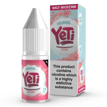 Yeti Nic Salt Vape Juice Passionfruit Lychee