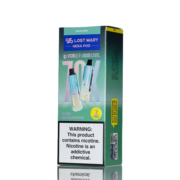 Lost Mary Nera Fullview 70K Puffs Disposable Pods - 5% - Strawberry Watermelon - Image 2