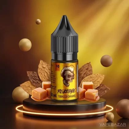 Revoltage Hybrid Nicsalt Liquid – Tobacco Caramel - 10mg/ml, 20mg/ml