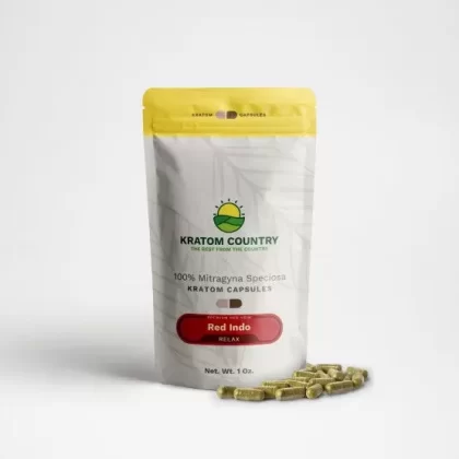 Kratom Country Red Indo Kratom Capsules