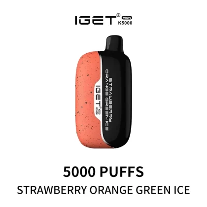 IGET Moon K5000 Puffs – Strawberry Orange Green Ice - Vape Store