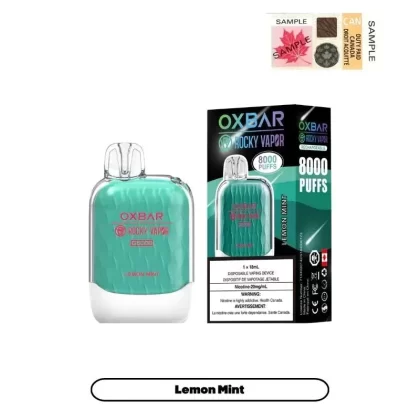 OX BAR 8000 – LEMON MINT