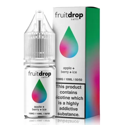Apple Berry ICE By Drop Eliquid Salt 10ml - Nicotine Strength#20mg (Salt)>10mg (Salt)