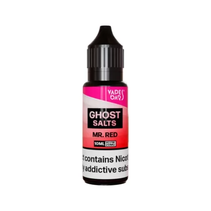 Vapes Bars Ghost Salts Mr Red Nic Salt - 10 Pack - 20mg