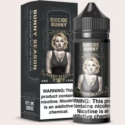 Bunny Season – Suicide Bunny – 120mL Key Lime Cookie Vape