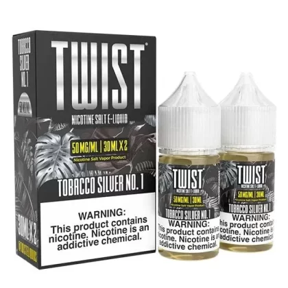 Tobacco Silver No. 1 SALT – Twist E-Liquids – 60mL