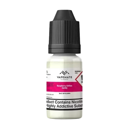 Vapemate Classic Raspberry Cotton Candy 10ml - Vapeshop Co