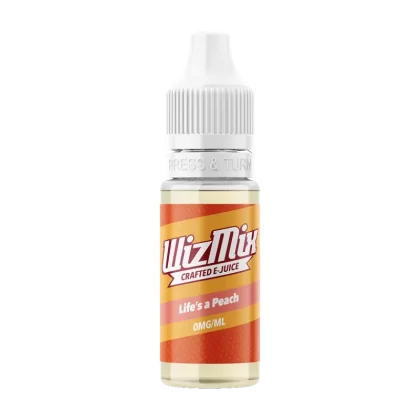 WizMix Life's A Peach - 10ml - 0mg - Vape Product