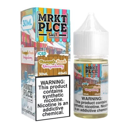 MRKTPLCE SALT – ICED Pineapple Peach Dragonberry – 30ML E-Liquid