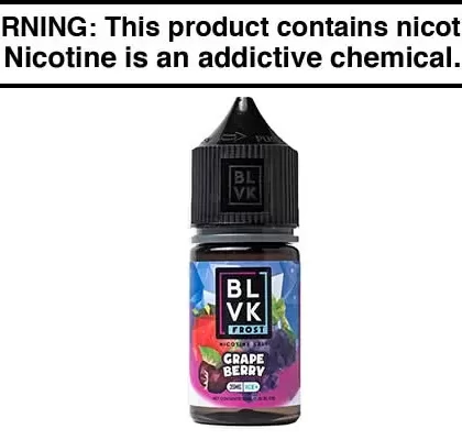 GRAPE BERRY ICE BY BLVK FROST SALT 30ML - Vapejuice