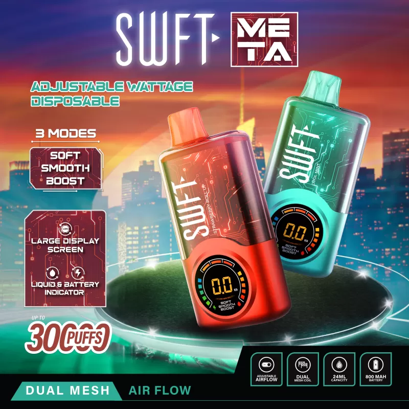 SWFT Meta 30K Rechargeable Disposable Device - 30000 Puffs - Sugar Rush