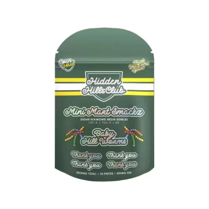 Hidden Hills Mini Mart Smackz Diamond Resin Edibles 3000mg - strain#Baby Hills Worms>Blue Razzle Dazzle Rings>Hidden Hooligans>Nurdz Cluster Bits>Watermelon Wedges (EB1BC9)