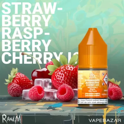 RandM Tornado Liquid – Strawberry Raspberry Cherry Ice - Vapebazar