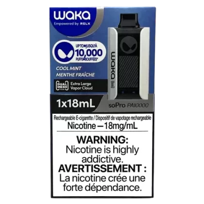Waka By RELX 10000 Puff Disposable – Cool Mint
