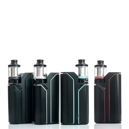 WISMEC Reuleaux RX75 Starter Kit with Amor Mini Tank - 2ml - Black and Prism Gun Metal