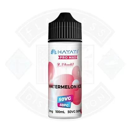 Hayati Pro Max 50/50 – Watermelon Ice 0mg 100ml Shortfill - Eliquidsupply