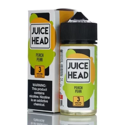 Juice Head E-Liquid - Peach Pear - 100ml - 6mg