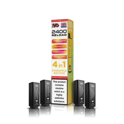 IVG 2400 Reload Pineapple Edition Prefilled Vape Pods – 20mg – 4PK