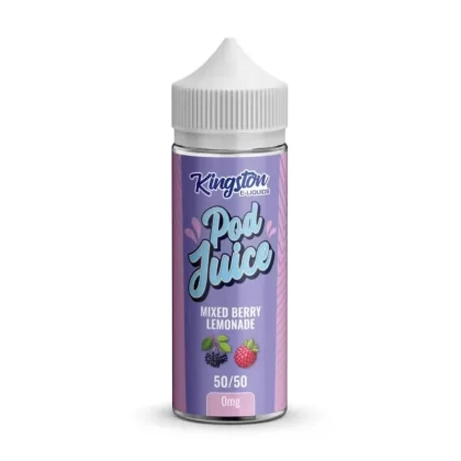 MIXED BERRY LEMONADE E LIQUID POD JUICE BY KINGSTON 100ML 50VG