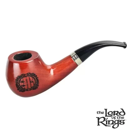 Pipes Pulsar Shire Le Seigneur des Anneaux – Pipe courbée en forme de pomme de 5,25 pouces – Hobbitebourg