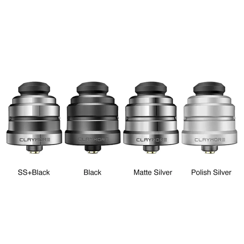 Yachtvape Claymore RDA Atomizer - Stainless Steel Black - Image 2