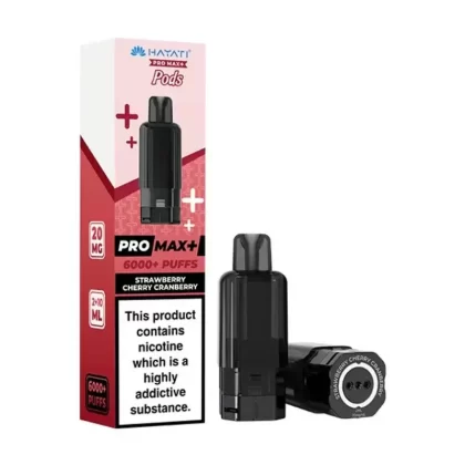 Hayati Pro Max Plus 6000 Prefilled Pod Strawberry Cherry Cranberry - Vape Store
