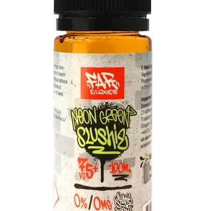 NEON GREEN SLUSHIE E LIQUID BY FAR – ELEMENT 100ML 75VG