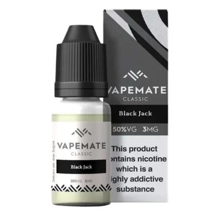 Black Jack E-Liquid by Vapemate (10ml) - 12mg