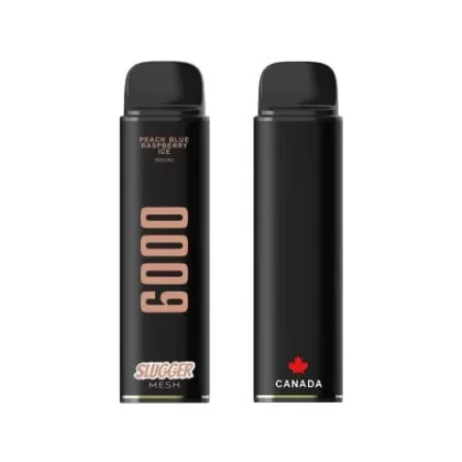 Slugger Black Disposable Vape – Peach Blue Raspberry Ice 50mg (6000 Puffs)