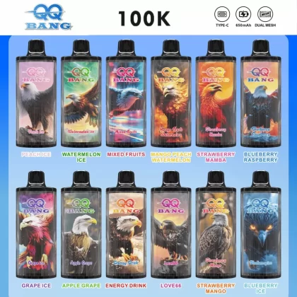 QQ Bang 100000 100K Puffs Dual Mesh Original Rechargeable Disposable Vape - Vapeq10