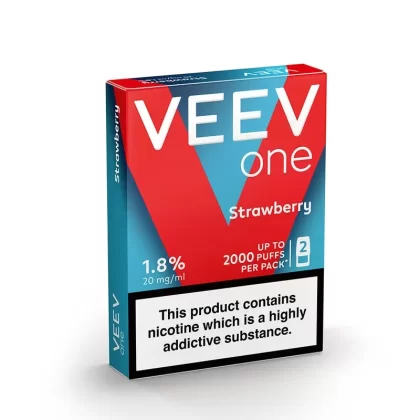 VEEV ONE Strawberry Pods (2 Pack) - Nicotine Strength#20mg