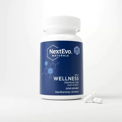 Daily Wellness 15mg CBD Capsules 180 ct