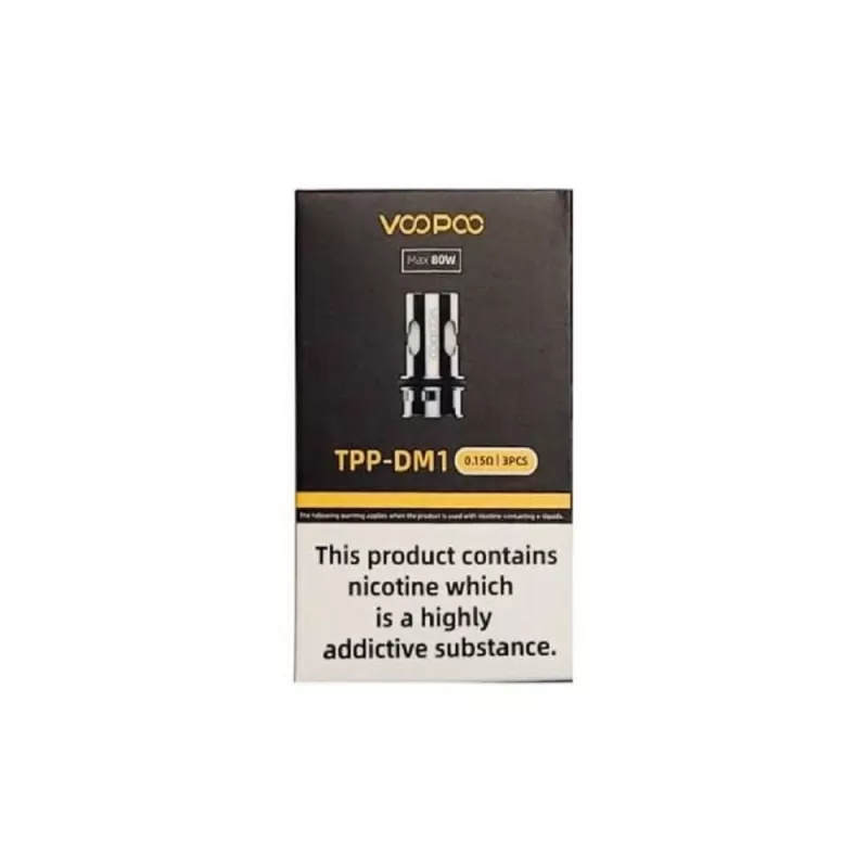TPP DM replacement coils by Voopoo (3 Pack) - 0.15 Ohm