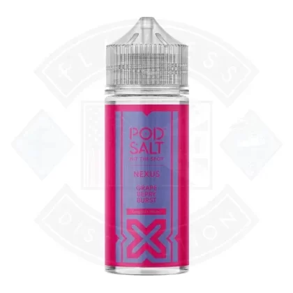 Pod Salt Nexus Grape Berry Burst 0mg 100ml Shortfill - Eliquidsupply