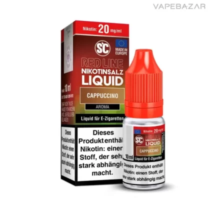 SC Red Line Nikotinsalz Liquid – Cappuccino - 20mg/ml, Nikotinfrei