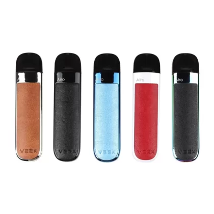 VEEK Airo Vape Pod System Kit 360mAh & 2ml - Black and Rainbow