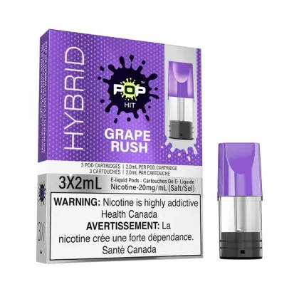 Pop Pods Grape Rush Hybrid 2%