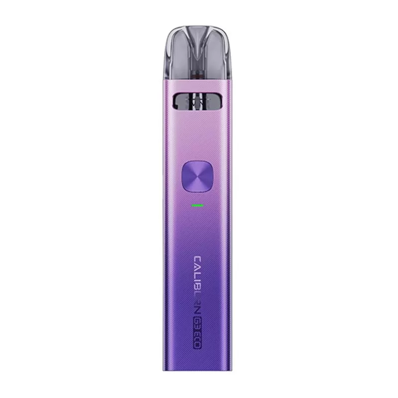 Uwell Caliburn G3 ECO Pod System Kit - 750mAh Uwell Caliburn G3 ECO Pod System PACKAGE LIST 1 x Uwell Caliburn G3 ECO P; Vape Product; Maximum 25W • Cartridge Specifications: • FeCrAl Meshed