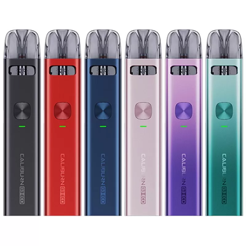 Uwell Caliburn G3 ECO Pod System Kit - 750mAh Uwell Caliburn G3 ECO Pod System PACKAGE LIST 1 x Uwell Caliburn G3 ECO P; Vape Product; Maximum 25W • Cartridge Specifications: • FeCrAl Meshed - Image 2