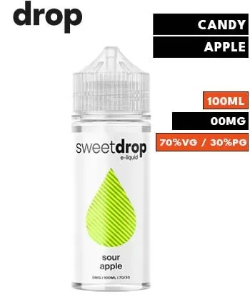 Sour Apple eLiquid by Sweet Drop 100ml