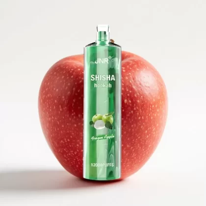 JNR Shisha Hookah 12000 Puffs 24ml 750mAh Manzana Helada - Fumotvapemexico