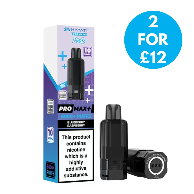 Hayati Pro Max + 6000 Prefilled Pods (10mg) - Vape Co