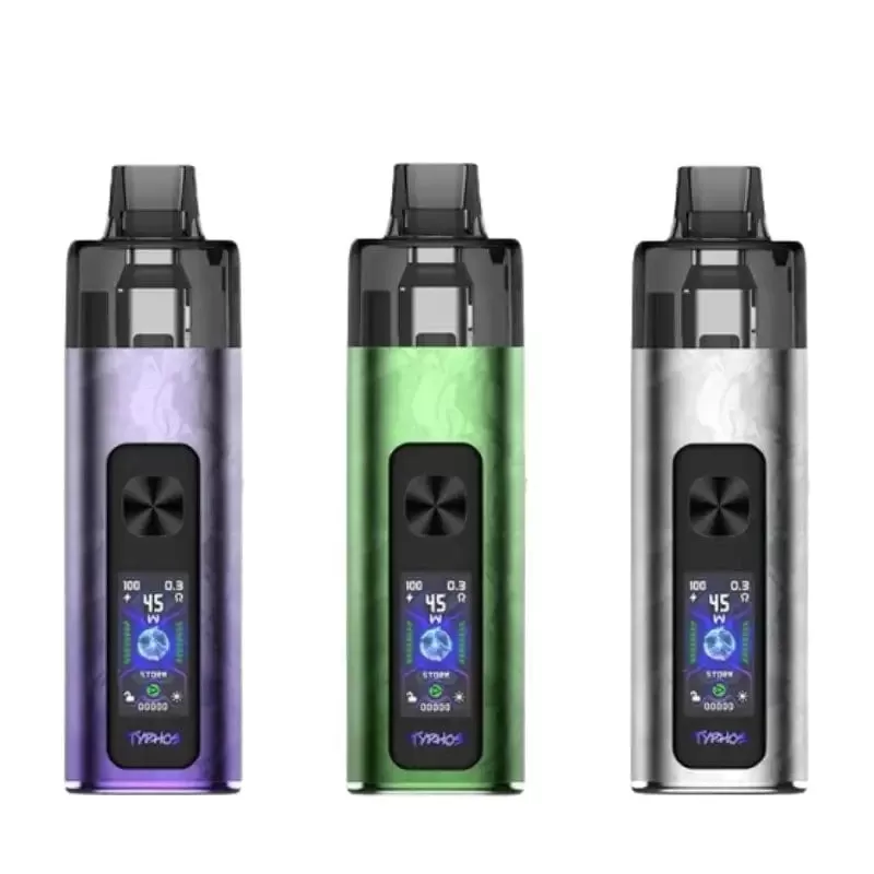 Uwell Typhos 45W Pod Kit - Cement Gray, Dune Gold - Image 2