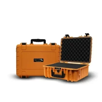Str8 | Pelican Case | 17″ WITH 3 LAYER PRE-CUT FOAM TANGIE ORANGE - Vape Store