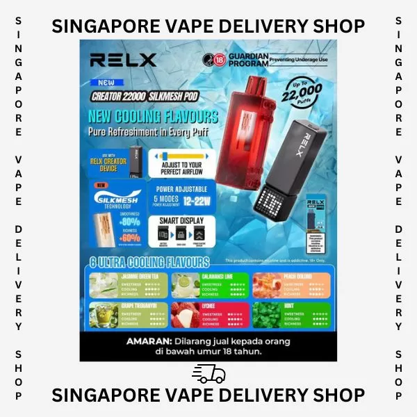 Relx Creator 22000 Puffs - Starter Kit (Device + Cartridge) / Triple Guava - Image 2