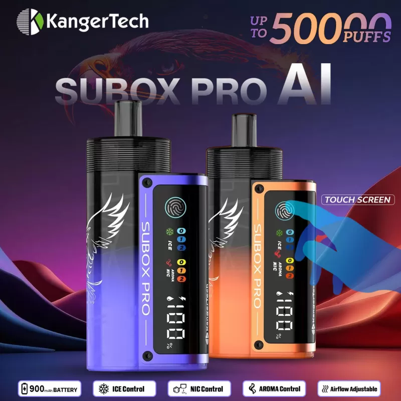 Kanger Subox Pro AI 50K 50000 Puffs Disposable Kit - Mint / 50mg / 1pc / US-1 Warehouse - Image 3